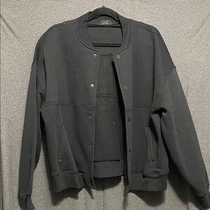 nuuds Black Bomber Jacket